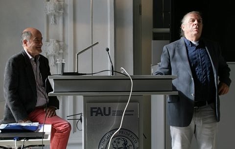 Prof. Dr. Hans Julius Schneider, Potsdam, und Diskussionsleiter Dr. Rudolf Kötter, Erlangen