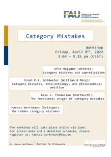 Poster für Workshop: Category Mistakes